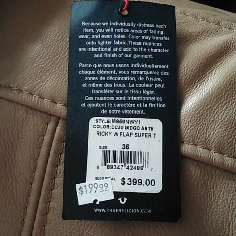 Men True Jeans - Picture 4 of 4